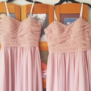 Dusty Rose Bridesmaid Dresses